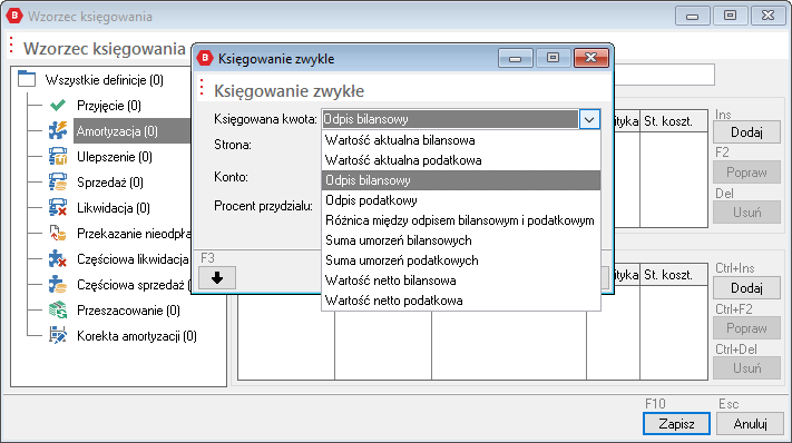 WAPRO Best. Księgowanie na kontach analitycznych.