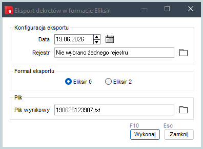 wymiana danych