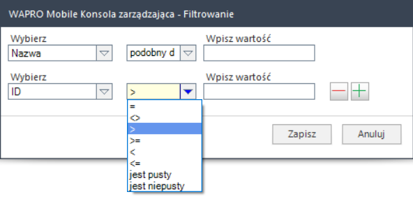 wapro mobilny inwentaryzator ikony na pasku zadań