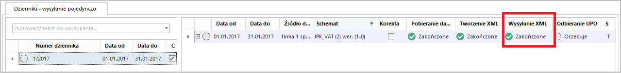 WAPRO JPK. Wysyłanie pliku JPK_VAT na serwer MF