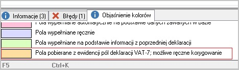 WAPRO Kaper. Komunikat - objasnienie
