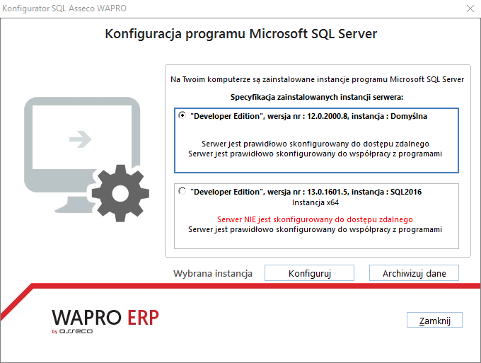 Konfigurator SQL