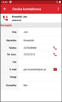 Wapro mobilny handlowiec kontakty