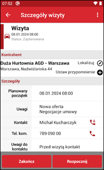 Wapro mobilny handlowiec wizyta