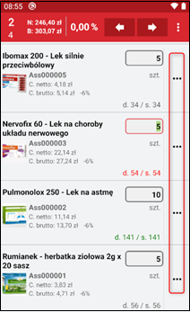 Wapro mobilny handlowiec karta produktu