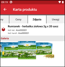 Wapro mobilny handlowiec karta produktu