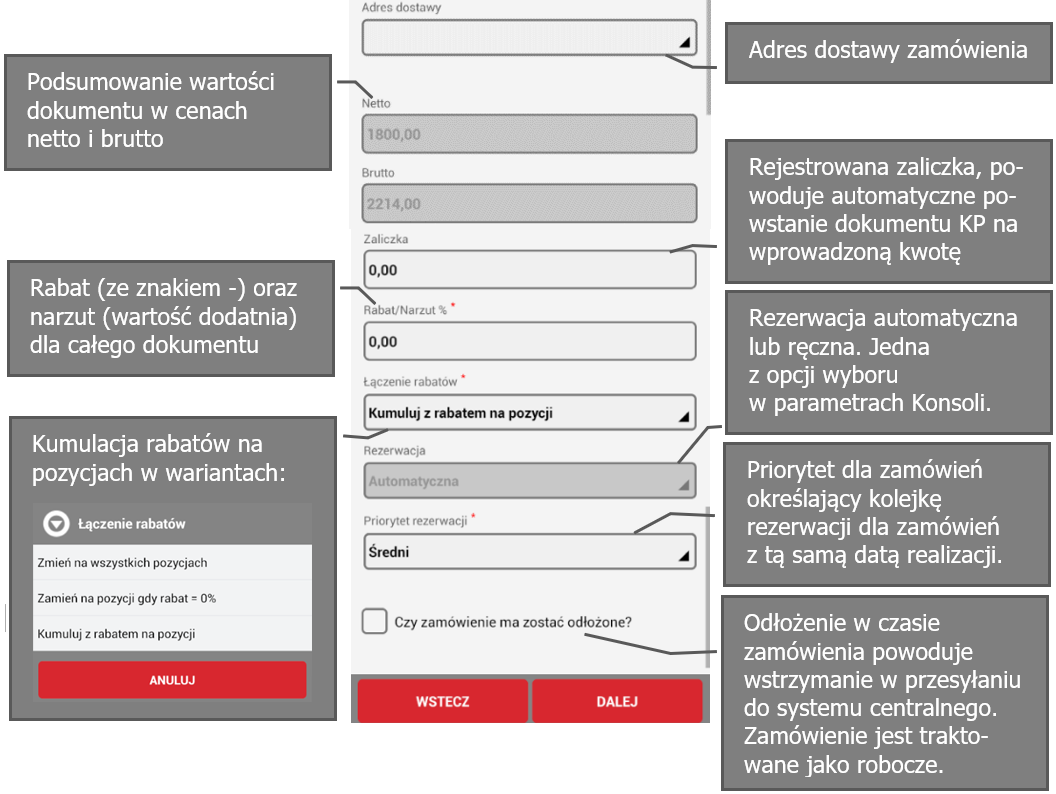 Wapro mobilny handlowiec informacje nagłówkowe