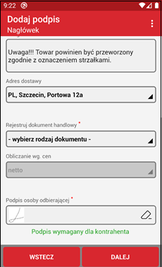 wapro mobilny magazynier aktywności