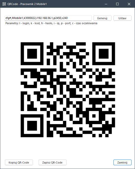 wapro mobilny magazynier pracownicy kod qr