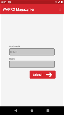 Wapro mobilny magazynier uruchomienie