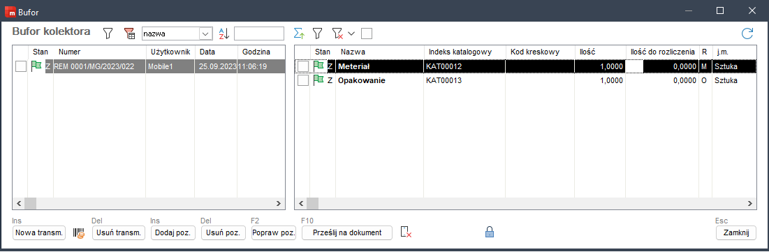 Wapro mobilny handlowiec remanent